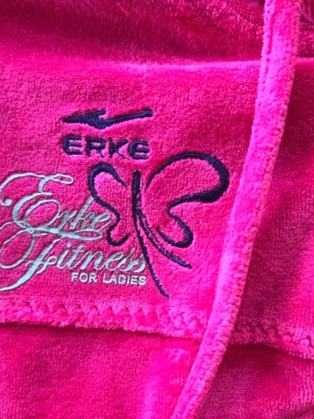 Y2K Pink Velour Zip Up Hoodie Juicy Style Fitted Full Zip Sweatshirt Jacket - Picture 4 of 7